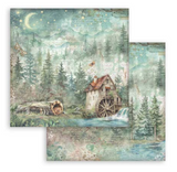 NEW Stamperia Herbarium Silvae 8" x 8" Paper Pad SBBS135