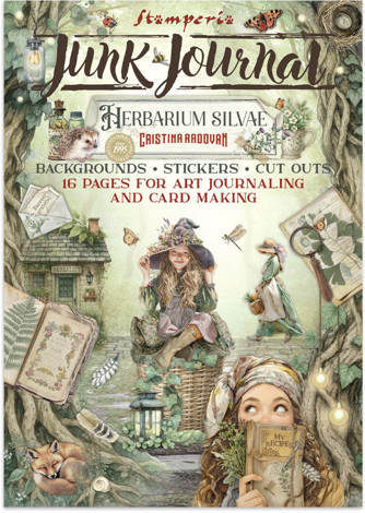 NEW Stamperia Herbarium Silvae Junk Journal SBJK09