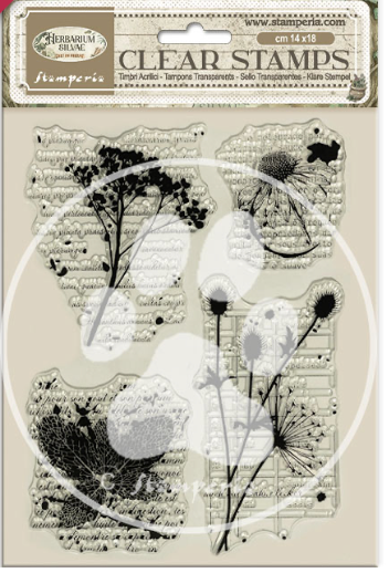 Stamperia Herbarium Silvae Botanic 14 x 18cm WTK231