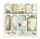 NEW Stamperia Furry Friends 12" x 12" Paper Pad SBBXLB32 (22 Single Sided Sheets (