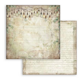 NEW Stamperia Herbarium Silvae Background Pad 8" x 8" Paper Pad SBBS136