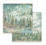 NEW Stamperia Herbarium Silvae Background Pad 8" x 8" Paper Pad SBBS136