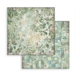 NEW Stamperia Herbarium Silvae Background Pad 8" x 8" Paper Pad SBBS136