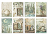 NEW Stamperia A6 Decoupage Paper Herbarium Silvae  A6 8 Sheets DFSA6X02