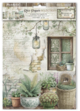 NEW Stamperia A4 x 6 Decoupage Rice Papers Herbarium Silvae DFSA4XHS