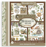 NEW Stamperia Herbarium Silvae Rub On Kit DFLRBX02