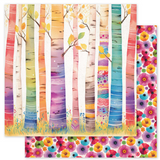 NEW Paper Rose Rainbow Village 12x12 Paper Collection
