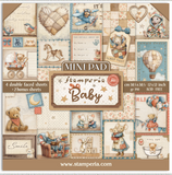 Stamperia Baby 8" x 8" Mini Paper Pad - SBBMS001