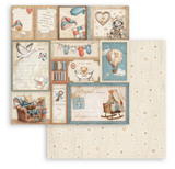 Stamperia Baby 8" x 8" Mini Paper Pad - SBBMS001