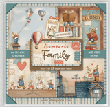 NEW Stamperia Family 12" x 12" Paper Pad SBBXLB33 (22 Single Sided Sheets)