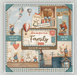 NEW Stamperia Family 8" x 8" Paper Pad SBBSXB21 (22 Single Sided Sheets)