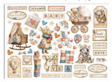 Stamperia Baby Die Cuts Assorted- DFLDC125