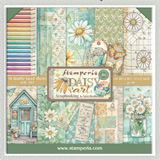 NEW Stamperia Daisy Art 12" x 12" Paper Pad - SBBL182