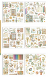 Stamperia Daisy Art Rub On Kit DFLRBX08