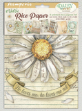 Stamperia A6 Decoupage Paper Daisy Art A6 8 Sheets DFSA6X04