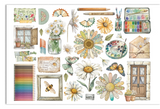 Stamperia Daisy Art Ephemera- DFLCT74