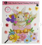 Diamond Art Crystal Wall Hanger Tulip Basket