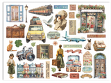Stamperia The Art of Travelling Die Cuts Assorted- DFLDC131