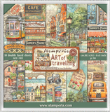 Stamperia The Art of Travelling 8" x 8" Paper Pad - SBBS120