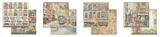 Stamperia The Art of Travelling 8" x 8" Paper Pad - SBBS120