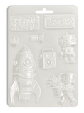 Stamperia Texture Impression Moulds - A5 - A New Beginning K3PTA5679