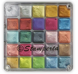 NEW Stamperia Metallic Watercolours Paint Set - 24 colours KAJKIT02