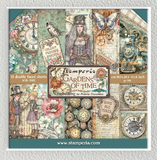 Stamperia Gardens of Time 8" x 8" Paper Pad - SBBS141