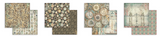 NEW Stamperia Gardens of Time Background 12" x 12" Paper Pad - SBBL186