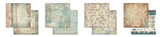 NEW Stamperia Gardens of Time Background 12" x 12" Paper Pad - SBBL186