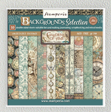 Stamperia Gardens of Time Backgrounds 8" x 8" Paper Pad - SBBS142