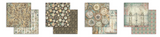 Stamperia Gardens of Time Backgrounds 8" x 8" Paper Pad - SBBS142