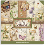 NEW Stamperia All Around 8" x 8" Paper Pad - SBBS143