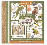 NEW Stamperia All Around Rub On Kit DFLRBX14