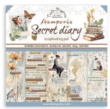 NEW Stamperia Secret Diary 8" x 8" Paper Pad - SBBS103
