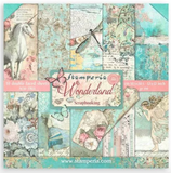 NEW Stamperia Wonderland 12" x 12" Paper Pad - SBBL38