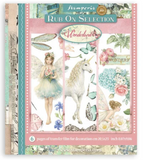 NEW Stamperia Wonderland Rub On Kit Large DFLRBXG08