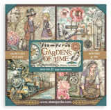 Stamperia Gardens of Time 8" x 8" Paper Pad SBBSXB24(22 Single Sided Sheets)