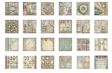 Stamperia Gardens of Time 8" x 8" Paper Pad SBBSXB24(22 Single Sided Sheets)