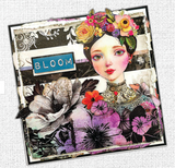 NEW Paper Rose - Portraits in Bloom Collection - 12 x 12 Paper Pack