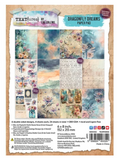 NEW TEXTures By Lou Collins - Dragonfly Dreams Collection - 6 x 8 Paper Pack - Dragonfly Dreams
