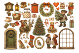 NEW Stamperia Silent Night Ephemera- DFLCT88