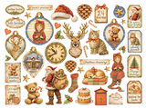 NEW Stamperia Silent Night Die Cuts Assorted- DFLDC140