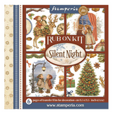NEW Stamperia Silent Night Rub On Kit DFLRBX20