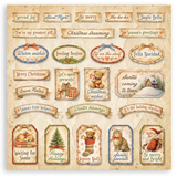 NEW Stamperia Silent Night  12" x 12" Paper Pad SBBXLB40 (22 Single Sided Sheets)
