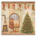 NEW Stamperia Silent Night  12" x 12" Paper Pad SBBXLB40 (22 Single Sided Sheets)