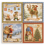 NEW Stamperia Silent Night  12" x 12" Paper Pad SBBXLB40 (22 Single Sided Sheets)
