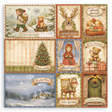 NEW Stamperia Silent Night  12" x 12" Paper Pad SBBXLB40 (22 Single Sided Sheets)