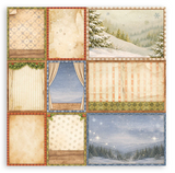 NEW Stamperia Silent Night  12" x 12" Paper Pad SBBXLB40 (22 Single Sided Sheets)