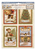 NEW Stamperia Silent Night A4 x 6 Decoupage Rice Papers DFSA4XSN