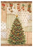 NEW Stamperia Silent Night A4 x 6 Decoupage Rice Papers DFSA4XSN